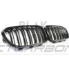 BMW F20 1 SERIES LCI DOUBLE SLAT BLACK GRILLES - BLAK BY CT CARBON