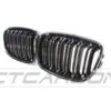 BMW F20 1 SERIES PRE-LCI DOUBLE SLAT BLACK GRILLES - BLAK BY CT CARBON