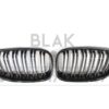 BMW F20 1 SERIES PRE-LCI DOUBLE SLAT BLACK GRILLES - BLAK BY CT CARBON