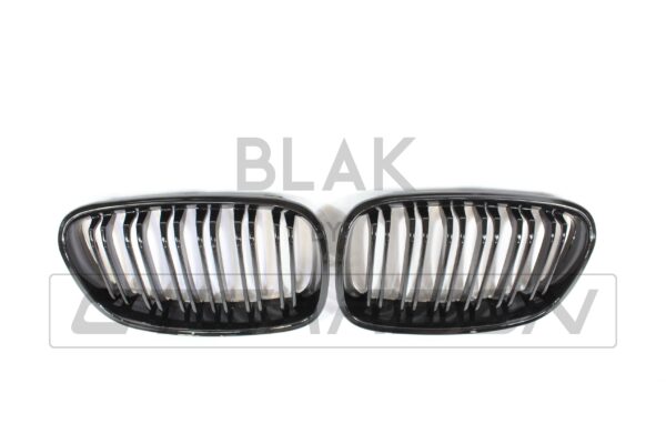 BMW F20 1 SERIES PRE-LCI DOUBLE SLAT BLACK GRILLES - BLAK BY CT CARBON