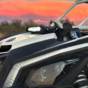 Lazer Can-Am Maverick X3 (2017+) - Shock Tower Light Bar Mount (for Linear-6) VIFK-MAVX3-01K