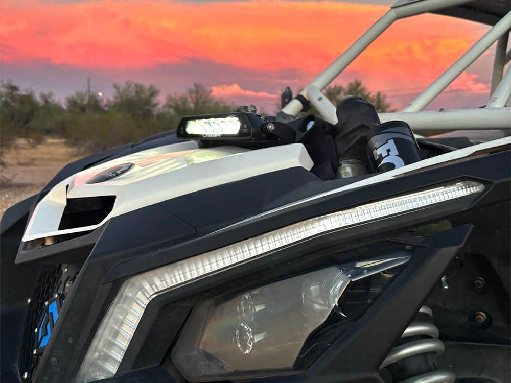 Lazer Can-Am Maverick X3 (2017+) - Shock Tower Light Bar Mount (for Linear-6) VIFK-MAVX3-01K - OPSHOLDERS Lazer Can-Am Maverick X3 (2017+) - Shock Tower Light Bar Mount (for Linear-6) VIFK-MAVX3-01K