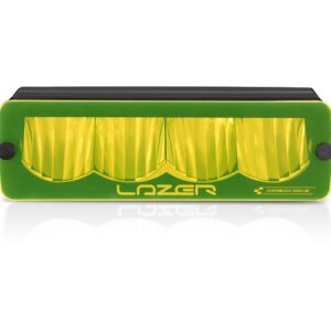 Lazer Amber Lens Cover (Carbon-4 Gen3) LC-YLW-00C4