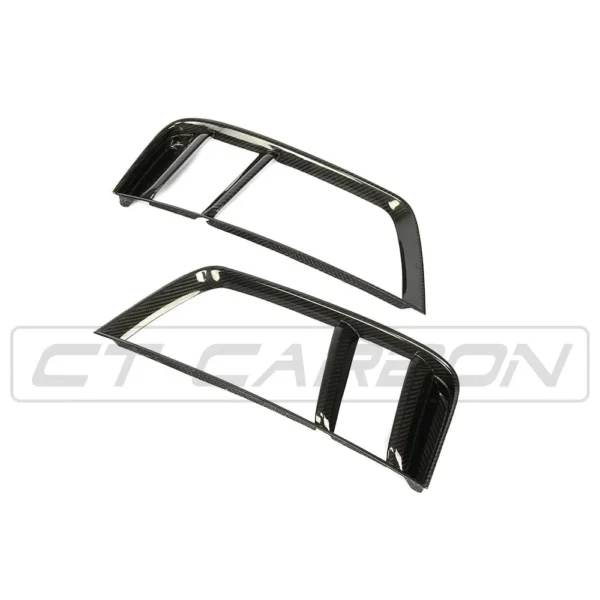 AUDI R8 V10 GEN 2 CARBON FIBRE REAR SIDE GRILLES