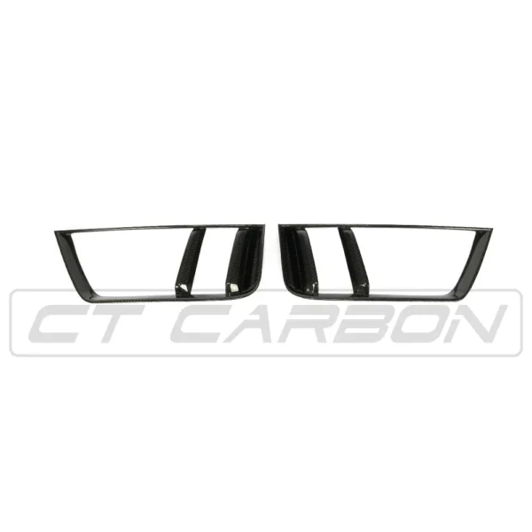 AUDI R8 V10 GEN 2 CARBON FIBRE REAR SIDE GRILLES