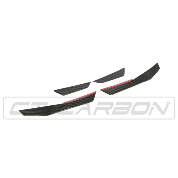 AUDI R8 V10 GEN 2 CARBON FIBRE SIDE CANARDS