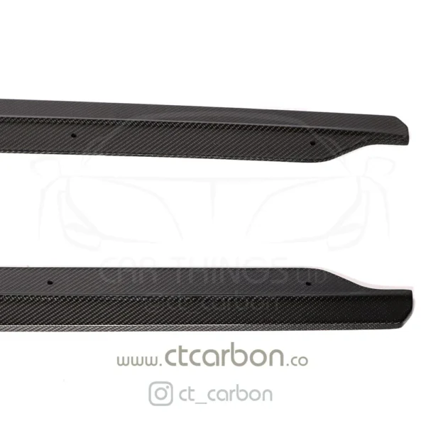 AUDI R8 V10 GEN 2 CARBON FIBRE SIDE SKIRTS - CT CARBON