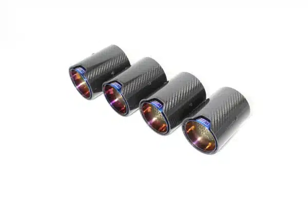 BMW M2/M3/M4/M5 F10/F80/F82/F83/F87 CARBON FIBRE EXHAUST TIPS - BURNT ENDS X4