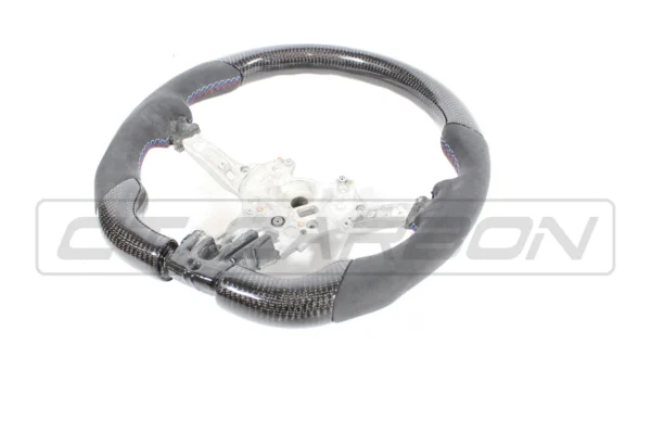 BMW FXX CARBON FIBRE / ALCANTARA FLAT BOTTOM STEERING WHEEL