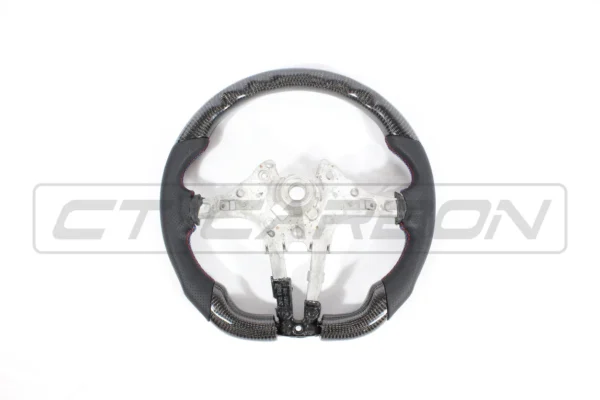 BMW FXX CARBON FIBRE / LEATHER FLAT BOTTOM STEERING WHEEL