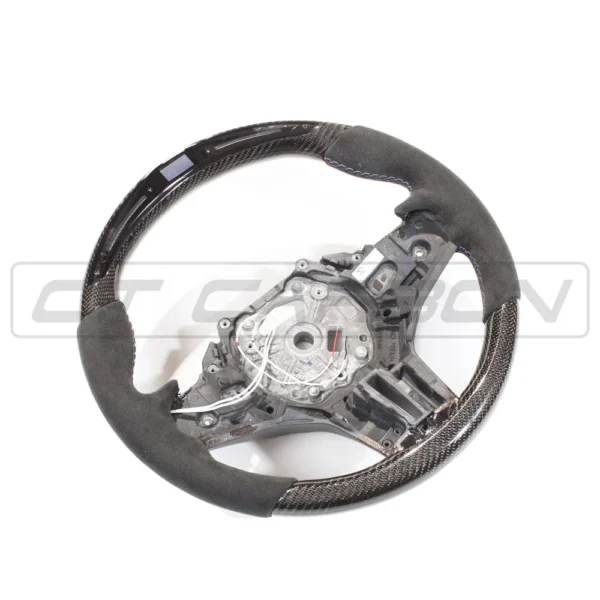 BMW GXX CARBON FIBRE / ALCANTARA LED STEERING WHEEL