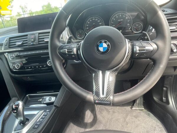 BMW FXX M CAR CARBON FIBRE STEERING WHEEL TRIM