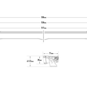 Lazer Glide Elite PL (with Side Mount Kit) 0G18-EL-PL-SM