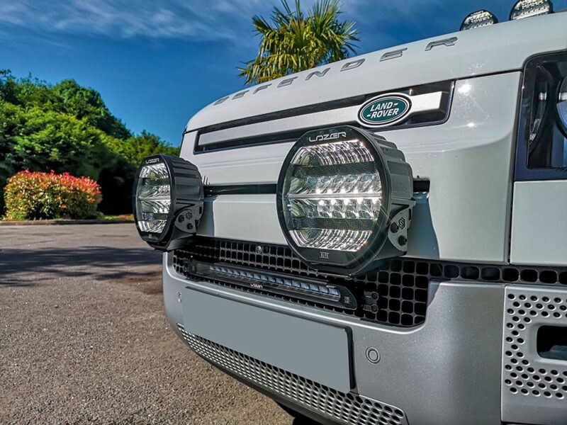 Lazer Land Rover Defender (2020-Present) - Front Mounting Bracket Kit (for 2x Sentinel) VIFK-DEF2020-0S - OPSHOLDERS Lazer Land Rover Defender (2020-Present) - Front Mounting Bracket Kit (for 2x Sentinel) VIFK-DEF2020-0S