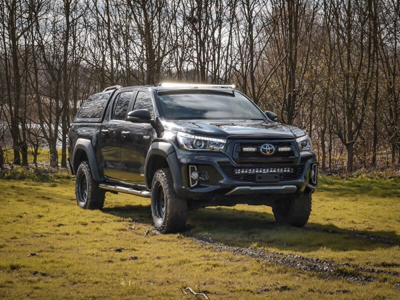 Lazer Forward Roof Mounting Kit - Toyota Hilux - 65mm Height (for Linear 42 or Triple-R 24) 3001-HILUX-65-K - OPSHOLDERS Lazer Forward Roof Mounting Kit - Toyota Hilux - 65mm Height (for Linear 42 or Triple-R 24) 3001-HILUX-65-K