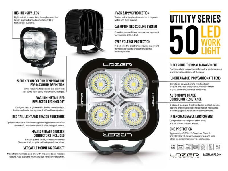Lazer Utility-50 STD (Fixed Bolt) 00U50-FB-B - OPSHOLDERS Lazer Utility-50 STD (Fixed Bolt) 00U50-FB-B