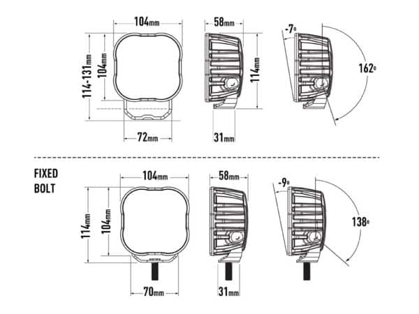 Lazer Utility-50 STD (Fixed Bolt) 00U50-FB-B