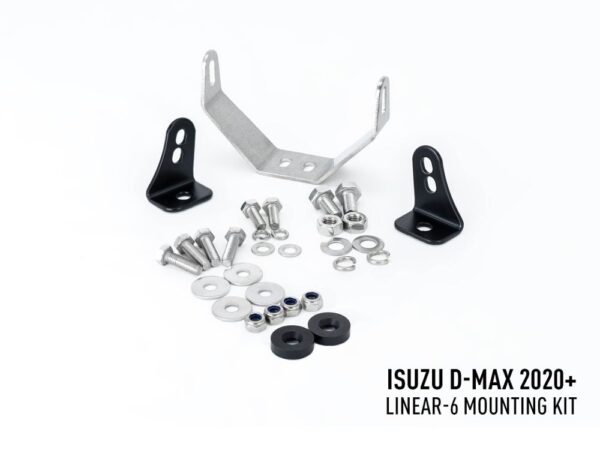 Lazer Isuzu D-Max (2021-2022) - Bumper Beam Fixing Kit (for 2x Linear-6) VIFK-DMAX-02K