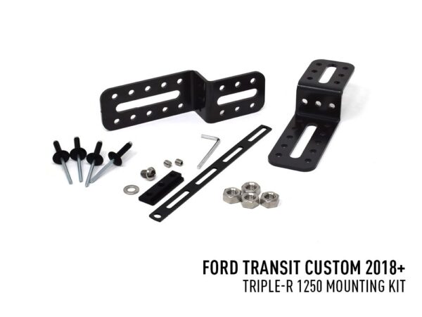 Lazer Ford Transit Custom (2018-2022) - Bumper Beam Mounting Kit (For Triple-R 1250) VIFK-FTC-01K