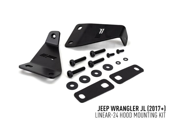 Lazer Jeep Wrangler JL (2017+) - Bonnet Mount (for Linear-36) VIFK-JWJL-02K