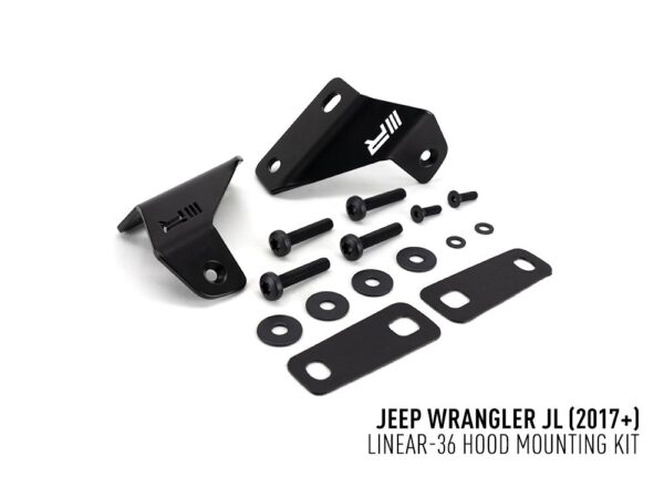 Lazer Jeep Wrangler JL (2017+) - Bonnet Mount (for Linear-36) VIFK-JWJL-02K