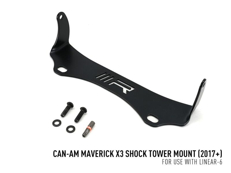 Lazer Can-Am Maverick X3 (2017+) - Shock Tower Light Bar Mount (for Linear-6) VIFK-MAVX3-01K - OPSHOLDERS Lazer Can-Am Maverick X3 (2017+) - Shock Tower Light Bar Mount (for Linear-6) VIFK-MAVX3-01K