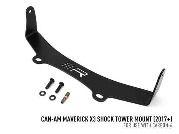 Lazer Can-Am Maverick X3 (2017+) - Shock Tower Light Bar Mount (for Carbon-6) VIFK-MAVX3-02K