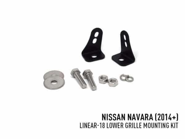 Lazer Nissan Navara (2014-2021) - Lower Grille Fixing Kit (for Linear-18) VIFK-NAVARA-01K