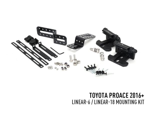 Lazer Toyota Proace (2016-2023) - Bumper Beam Mounting Kit (for Linear-6 or Linear-18) VIFK-PROACE-01K