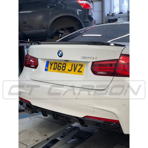 BMW 3 SERIES F30 GLOSS BLACK FULL KIT (TWIN EXHAUST) - MP STYLE - BLAK BY CT CARBON