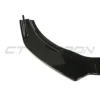 VW GOLF MK8 R GLOSS BLACK SPLITTER - BLAK BY CT CARBON