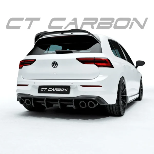 VW GOLF MK8 R CARBON FIBRE DIFFUSER - CT DESIGN