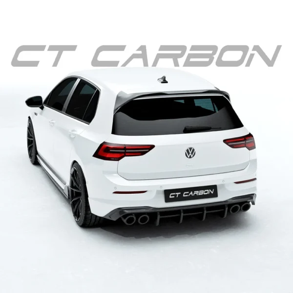 VW GOLF MK8 R CARBON FIBRE DIFFUSER - CT DESIGN