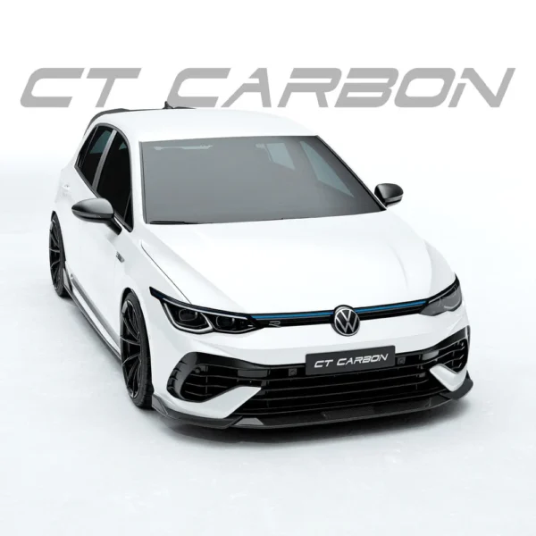 VW GOLF MK8 R CARBON FIBRE SIDE SKIRTS - CT DESIGN