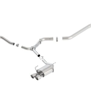Borla Cat Back Exhaust System S-Type For SUBARU WRX 140595