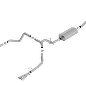 Borla Cat Back Exhaust System Touring For GMC SIERRA 1500 SLE 5.3L 140780