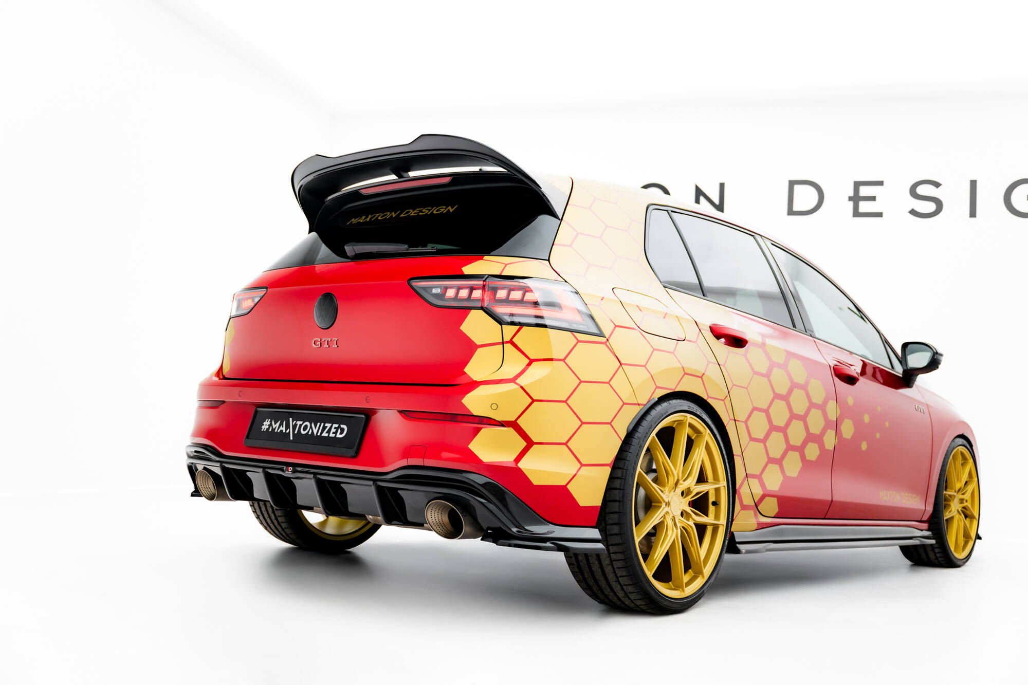 Maxton Design Rear Valance Volkswagen Golf GTI Clubsport Mk8 Facelift ...