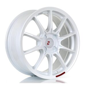 2FORGE Wheels ZF8 17x7.5 4x100 ET10-50 WHITE 7.65kg