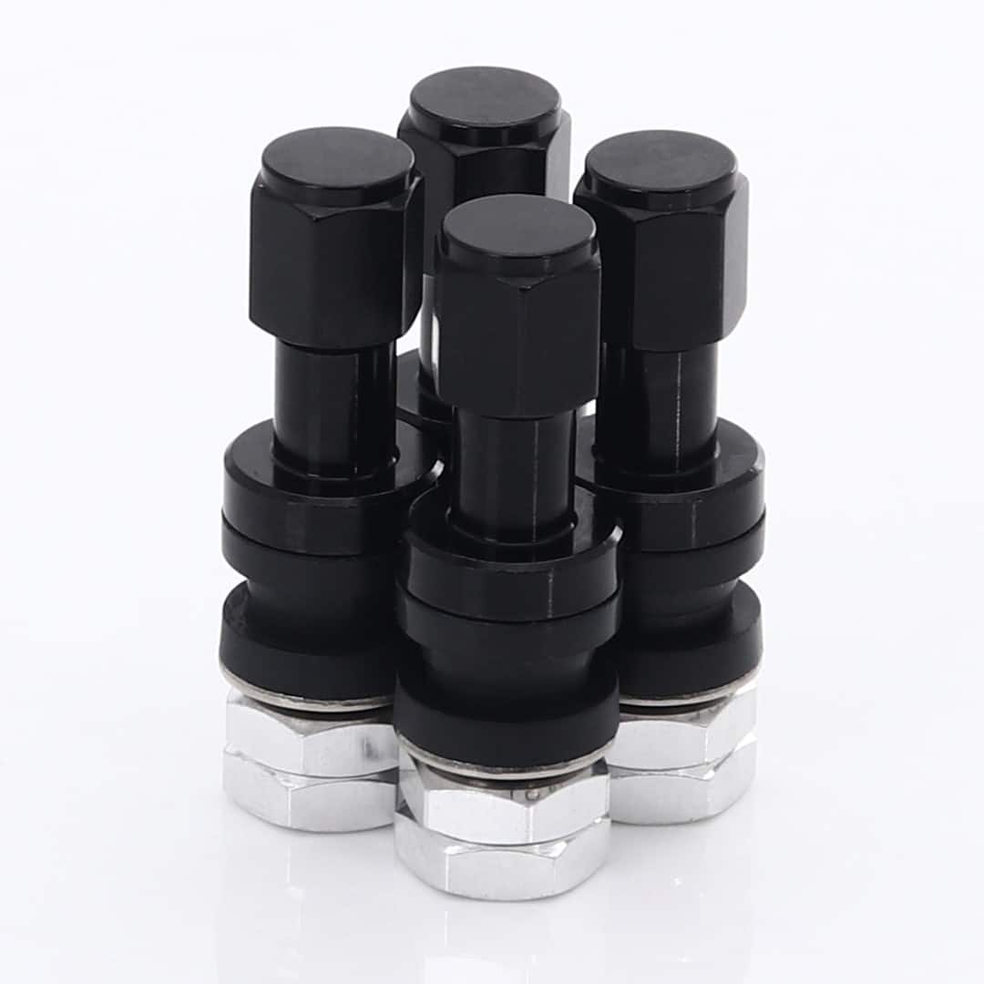 Set of Aluminum air valves JR v2 - BLACK - OPSHOLDERS Set of Aluminum air valves JR v2 - BLACK