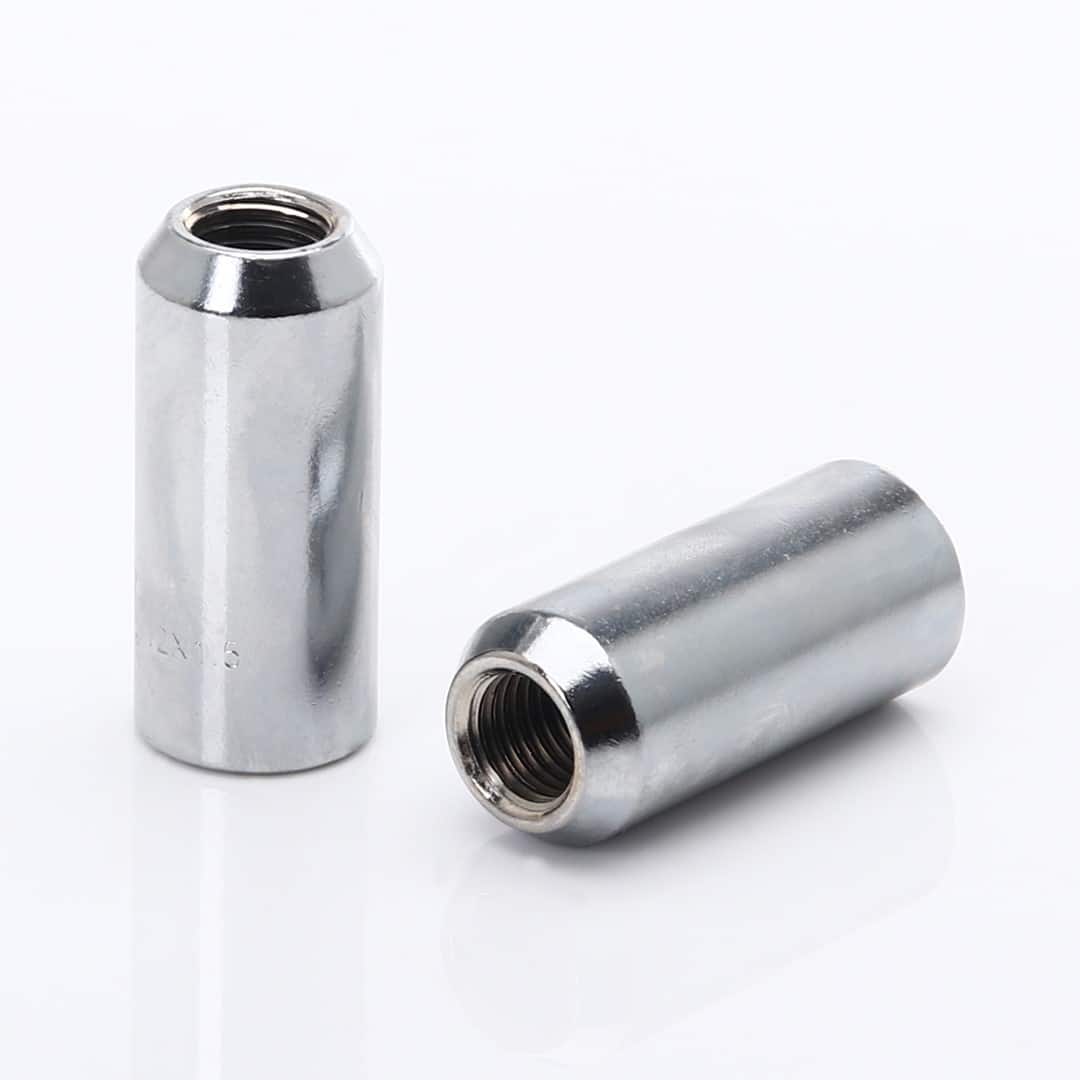 Set of SILVER LONG imbus lug nuts 12x1,25 + Key - OPSHOLDERS Set of SILVER LONG imbus lug nuts 12x1,25 + Key