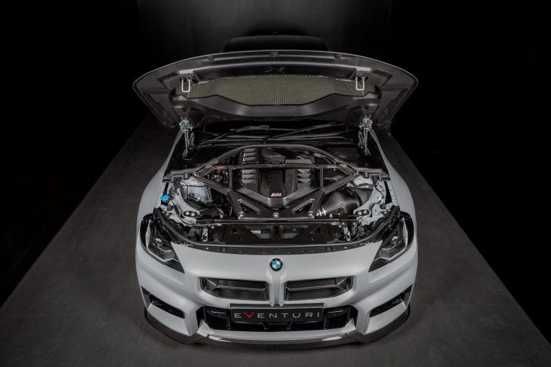 Eventuri BMW G8X M2/M3/M4/CSL Carbon Strut Brace - Gloss Finish EVE-S58-CF-STR - OPSHOLDERS Eventuri BMW G8X M2/M3/M4/CSL Carbon Strut Brace - Gloss Finish EVE-S58-CF-STR