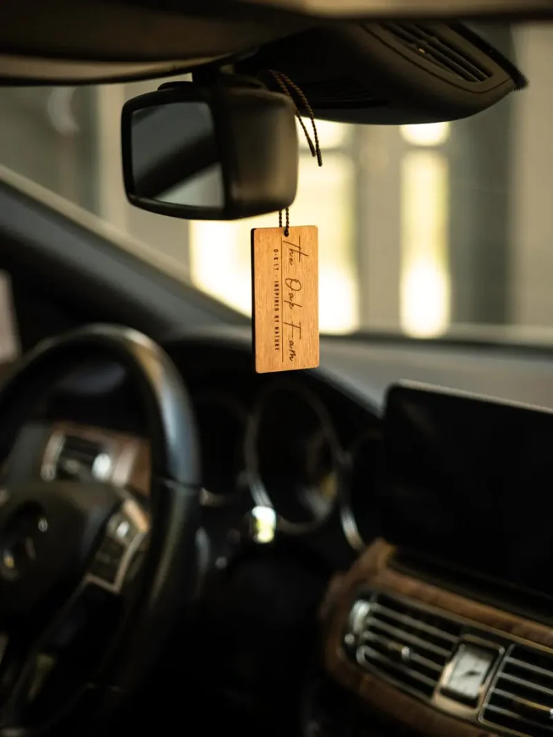 Scented Wooden Card + 10ml Spray Air Freshener