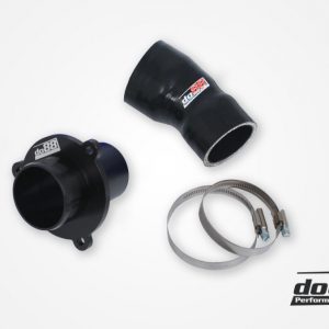 DO88 VAG 1.8/2.0 TSI (MQB) Turbo Muffler Delete. OEM Pressure pipes. Black hose