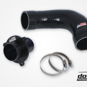 DO88 VAG 1.8/2.0 TSI (MQB) Turbo Muffler Delete. do88 Pressure pipes. Black hose