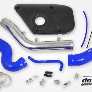 DO88 Volvo S60 V60 V70 T6 Inlet pipe. Blue hoses. Plastic cover