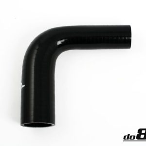 DO88 Silicone Hose Black 90 degree 1 - 1.125'' (25 - 28mm)