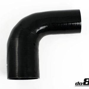 DO88 Silicone Hose Black 90 degree 3 - 4'' (76 - 102mm)