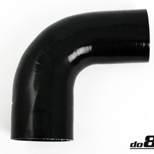 DO88 Silicone Hose Black 90 degree 3.25 - 3.5'' (83-89mm)
