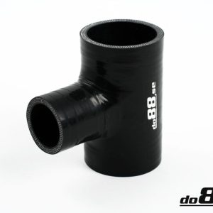 DO88 Silicone Hose Black T 2.25'' + 1'' (57mm+25mm)