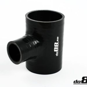 DO88 Silicone Hose Black T 2.5'' + 1'' (63mm+25mm)